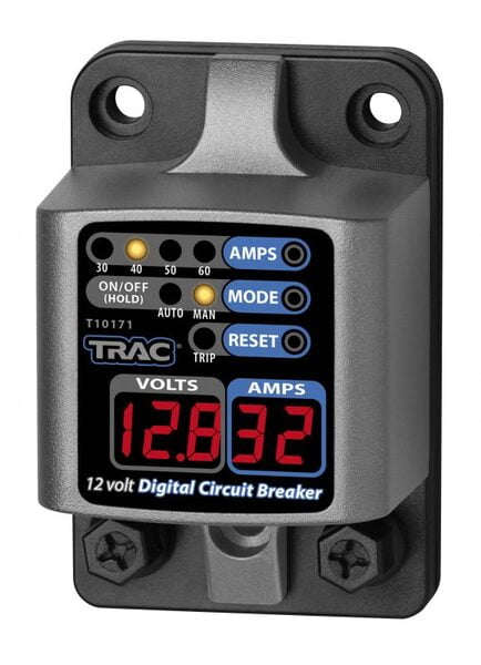 Circuit Breaker, Digital w/Display, 10-25 Amp